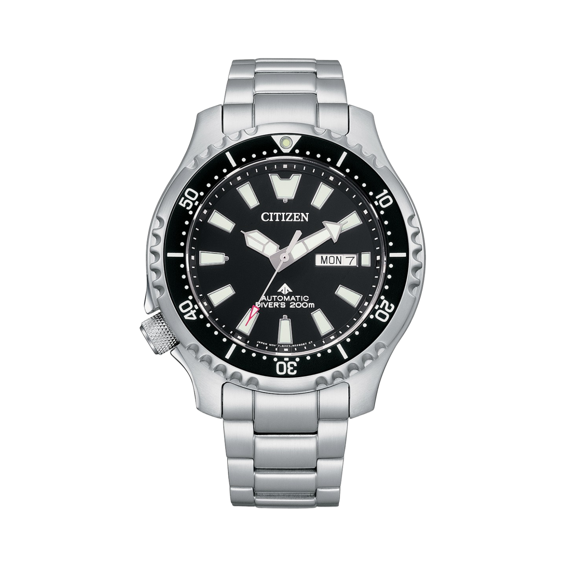 NY0130-83E Citizen Promaster Automatic 44mm Stainless Steel Black Silver