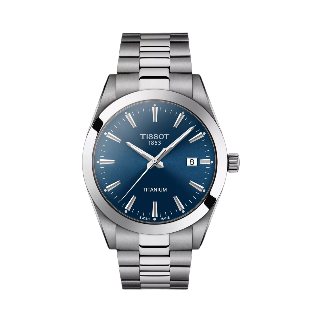 T1274104404100 Tissot Gentleman Titanium Quartz 40mm Blue