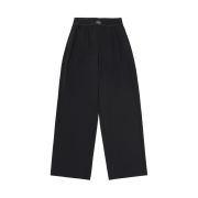 (W) Alo Yoga Regular Suit Up Trousers Black