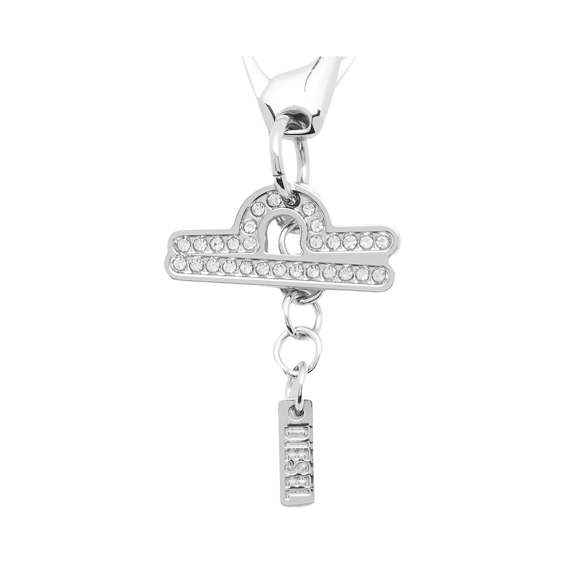 디젤 메탈 리브라 참 라인스톤 실버(Diesel Metal Libra Charm with Rhinestones Silver) - 1