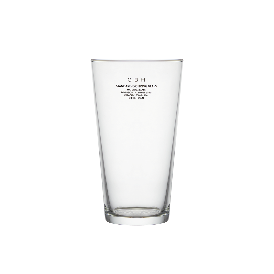 지비에이치 홈 글라스 - 스탠다드 M (330ml)(GBH HOME Standard Drinking Glass M (330ml))