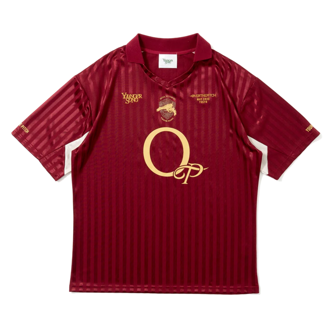 영거송 x 오버더피치 게임셔츠 버건디(Younger Song x Over The Pitch SS Game Shirt Burgandy)