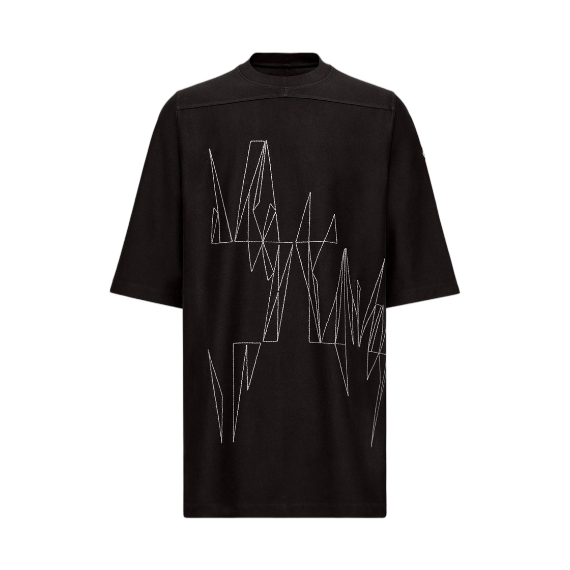 몽클레르 x 릭 오웬스 점보 코튼 티셔츠 블랙 - 26SS(Moncler x Rick Owens Jumbo Cotton T-Shirt Black - 26SS) - 1