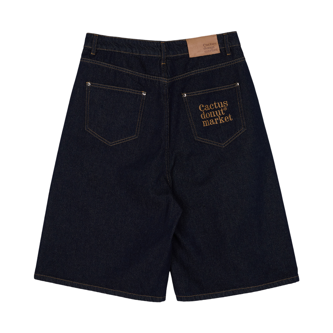 25SSCDM PT03 Cactusdonutmarket Non-Fade Burmuda Denim Shorts - Blue