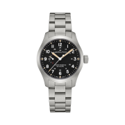 Hamilton Khaki Field Mechanical Power Reserve 40mm Stainless Steel Black