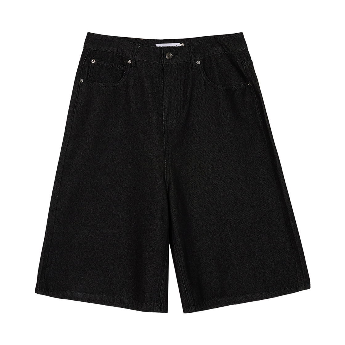 캑터스도넛마켓 논페이드 버뮤다 데님 쇼츠 – 블랙(Cactusdonutmarket Non-Fade Bermuda Denim Shorts - Black) - 2