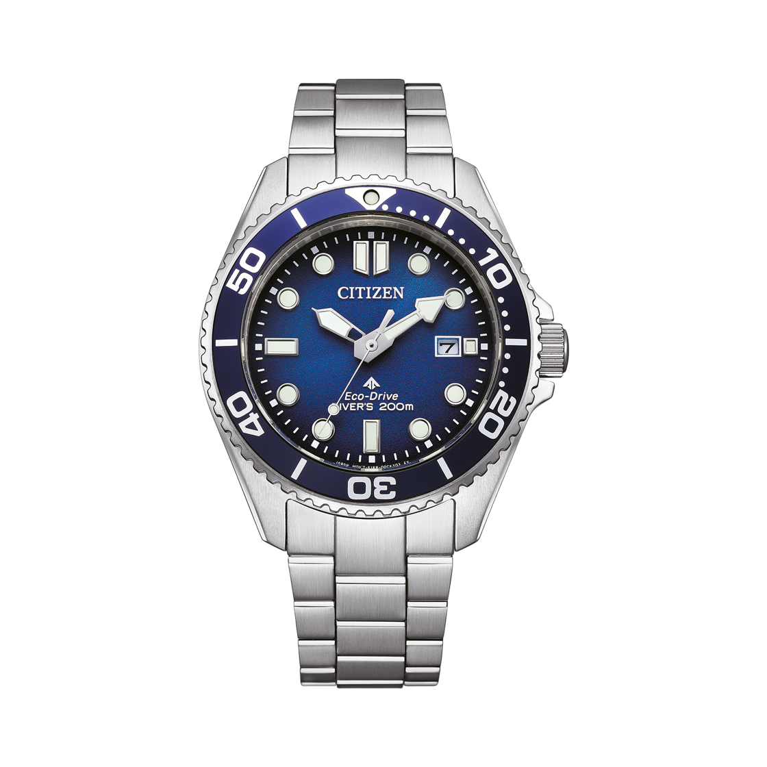 시티즌 프로마스터 에코드라이브 다이버 40.6mm 스테인리스 스틸 실버 블루(Citizen Promaster Eco-Drive Diver 40.6mm Stainless Steel Silver Blue) - 1