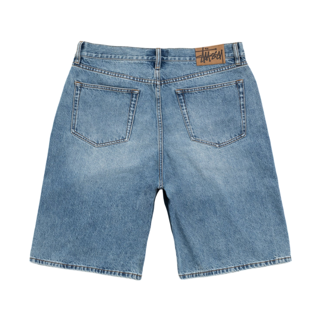 스투시 데님 빅 올 쇼츠 인디고 스톤 워시(Stussy Denim Big OL' Shorts Indigo Stone Wash) - 2