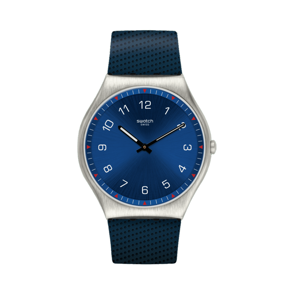 SS07S102 Swatch Skinnavy 42mm Quartz Blue