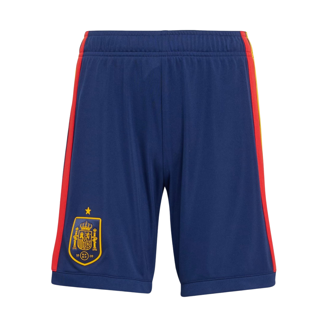 (키즈) 아디다스 스페인 26 홈 쇼츠 다크 블루 - US 사이즈 (논 마킹 버전)((Kids) Adidas Spain 26 Home Shorts Dark Blue - US Sizing (Non Marking Ver.)) - 1