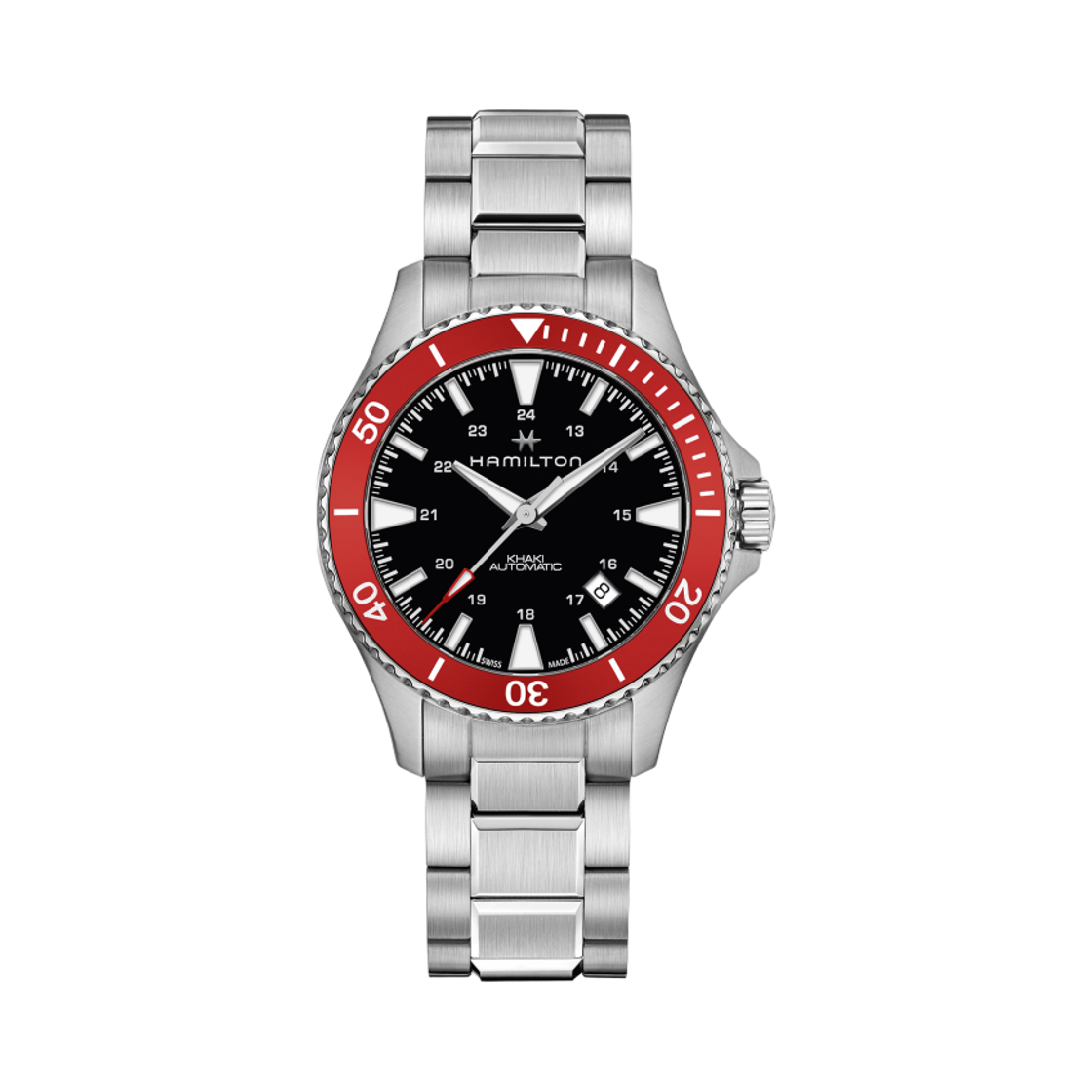 해밀턴 카키 네이비 스쿠버 오토 40mm 스테인리스 스틸 블랙(Hamilton Khaki Navy Scuba Auto 40mm Stainless Steel Black) - 1