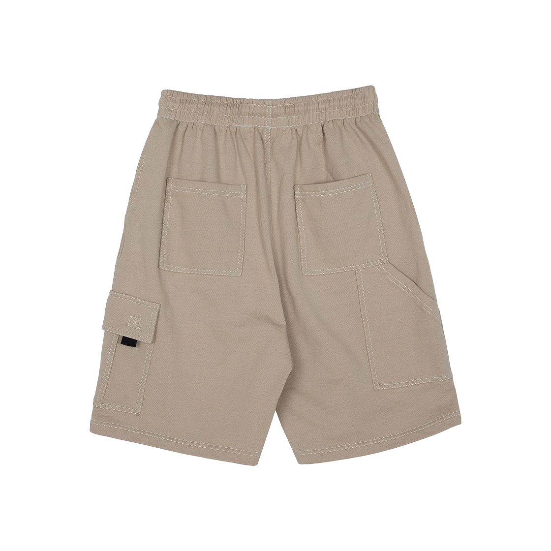 캑터스도넛마켓 스티치 카고 버뮤다 쇼츠 – 베이지(Cactusdonutmarket Stitch Cargo Bermuda Shorts - Beige) - 2