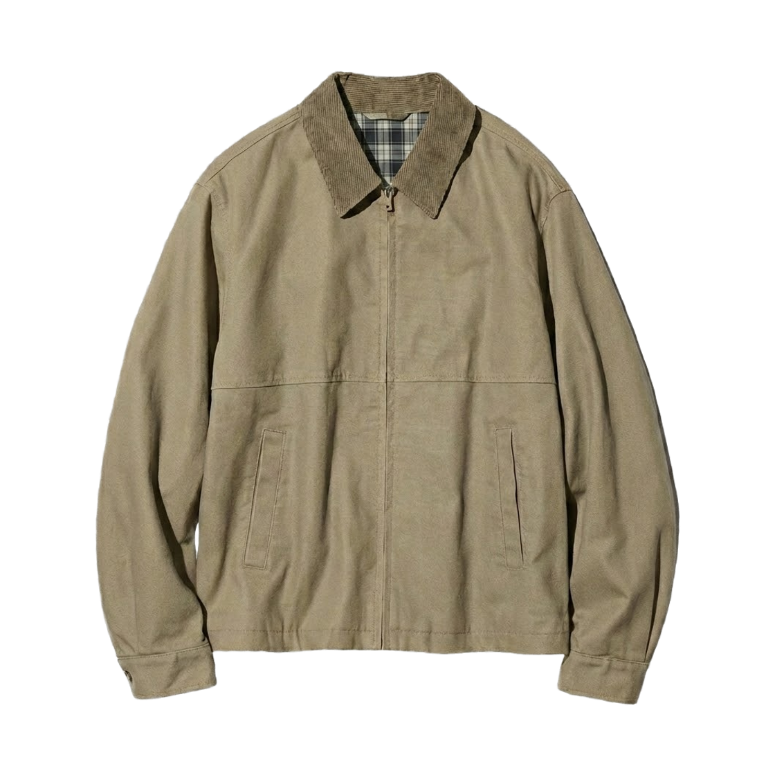 유니클로 집업 쇼트 블루종 브라운 - JP(Uniqlo Zip-up Short Blouson Brown - JP)