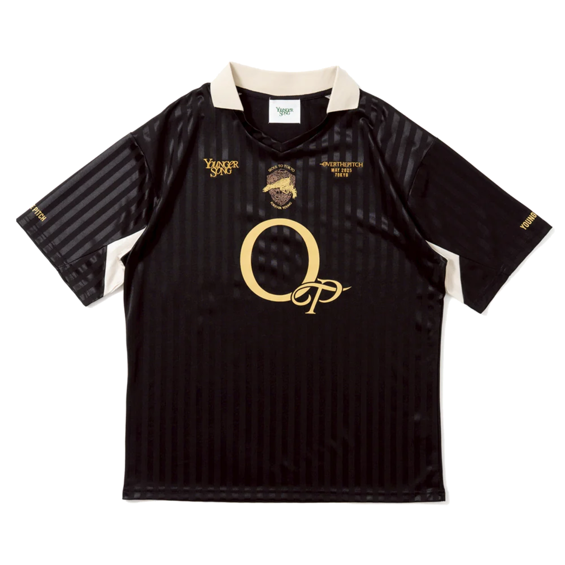 영거송 x 오버더피치 게임셔츠 블랙(Younger Song x Over The Pitch SS Game Shirt Black)