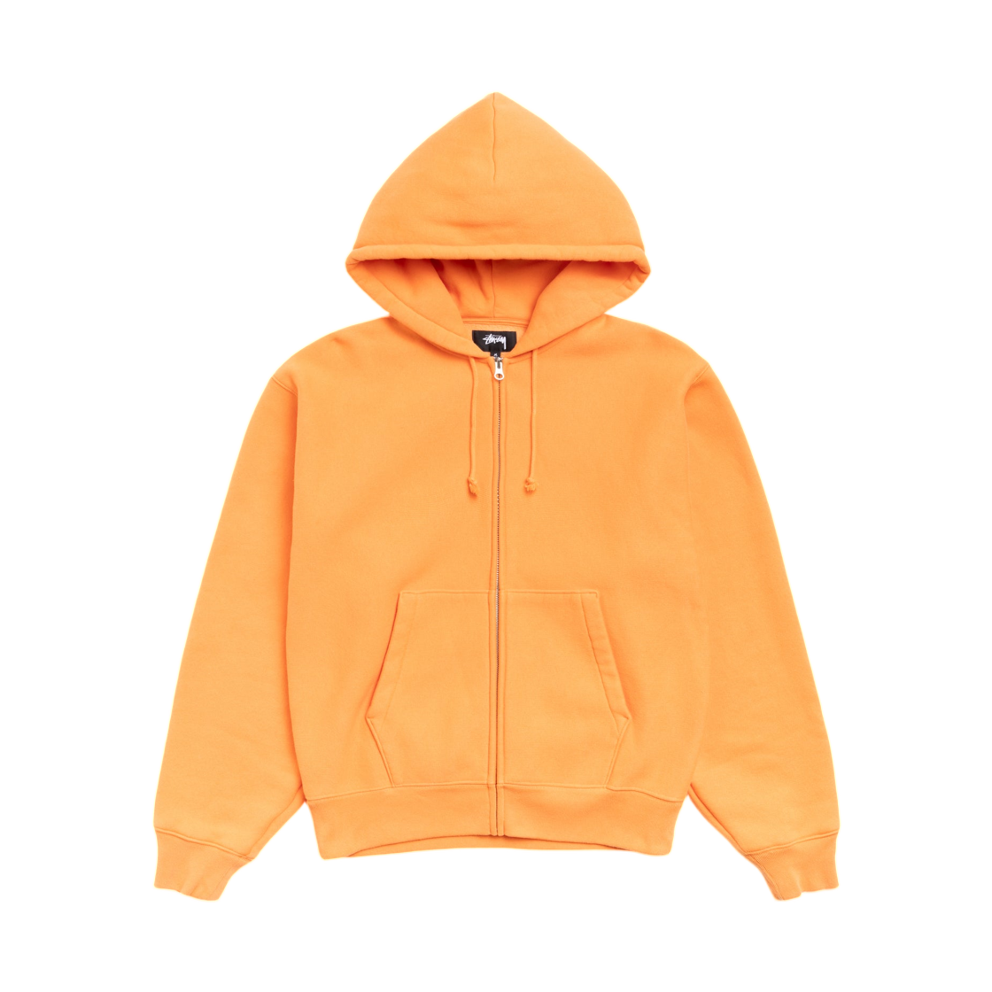 스투시 베이식 다이아몬드 후드 집업 탠저린(Stussy Basic Diamond Zip Hoodie Tangerine) - 2