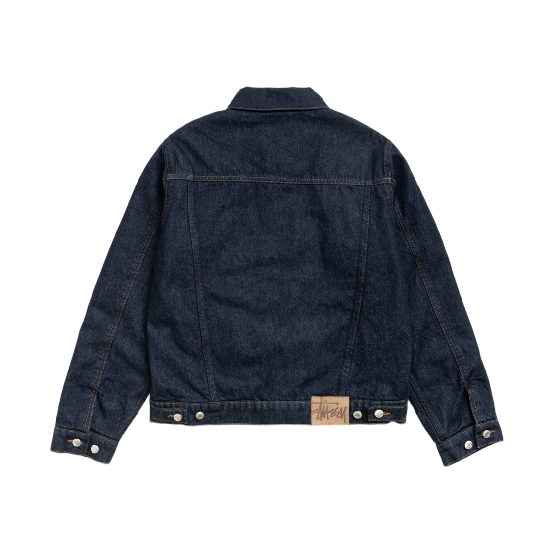 스투시 라인드 데님 트러커 자켓 린스드 인디고(Stussy Lined Denim Trucker Jacket Rinsed Indigo) - 2