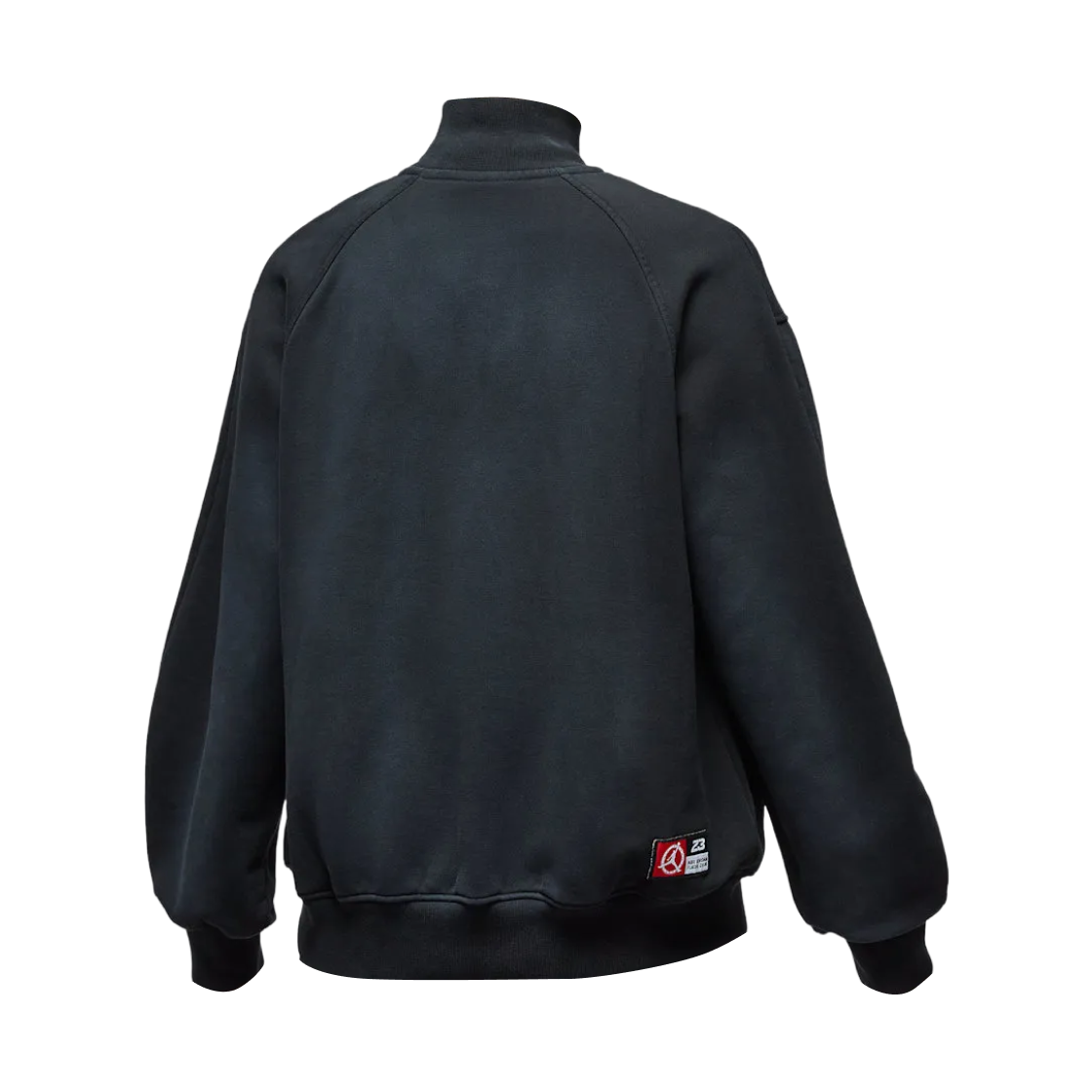 (W) 조던 플라이트 클럽 플리스 쿼터집 풀오버 블랙 - 아시아((W) Jordan Flight Club Fleece Quarter-Zip Pullover Black - Asia) - 2