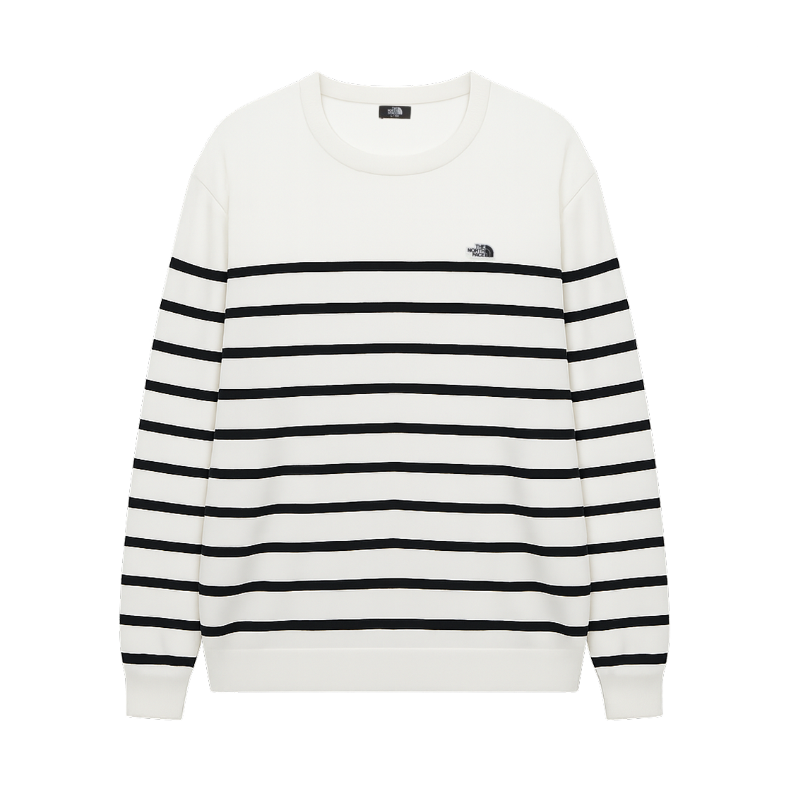 NT7AR70B The North Face Borga Stripe Sweater Cream - 25FW