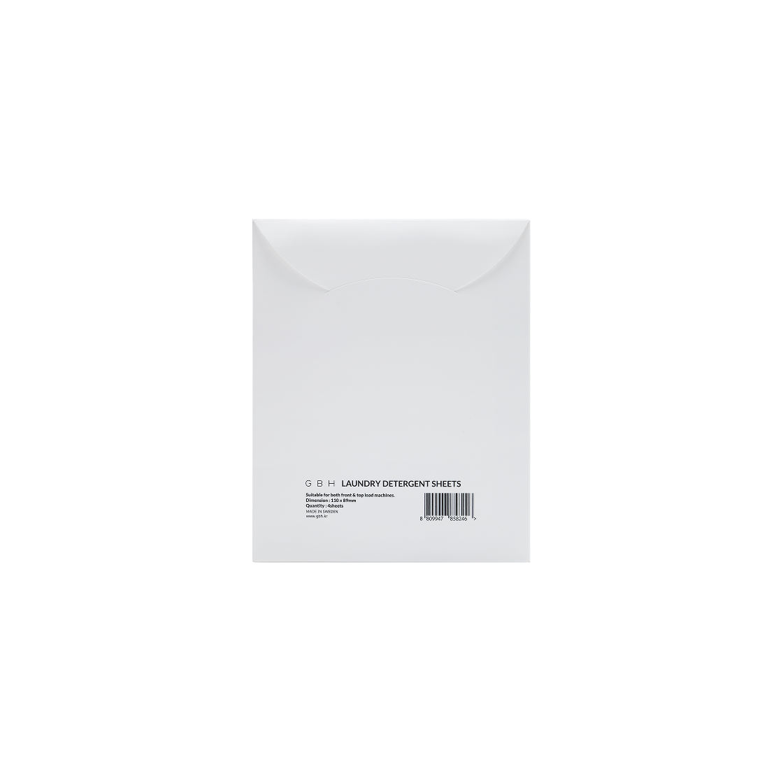 지비에이치 홈 세탁 세제 (4장입)(GBH HOME Laundry Detergent 4Sheets)