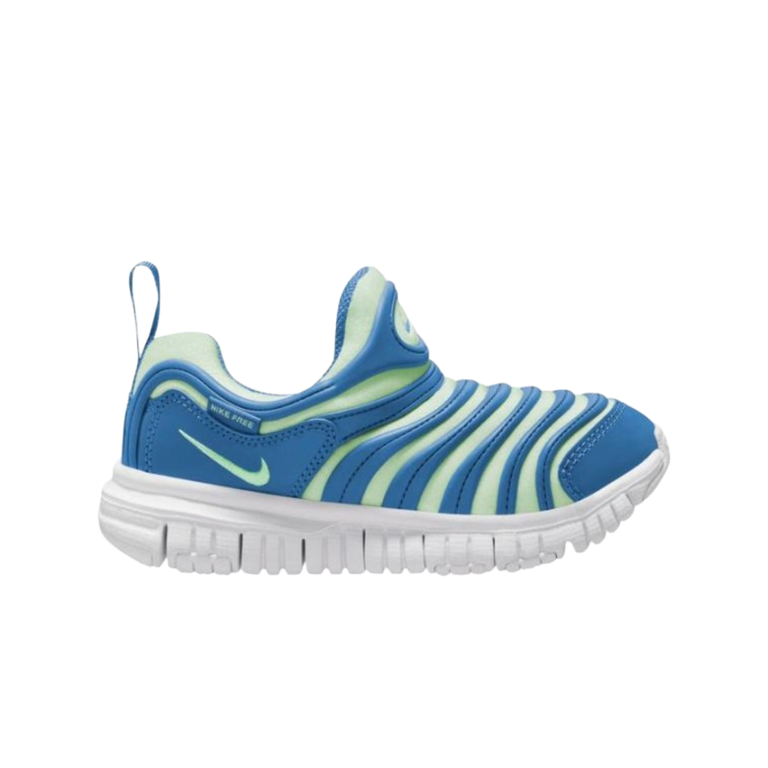 343738-448 (PS) Nike Dynamo Free Star Blue Volt Tint