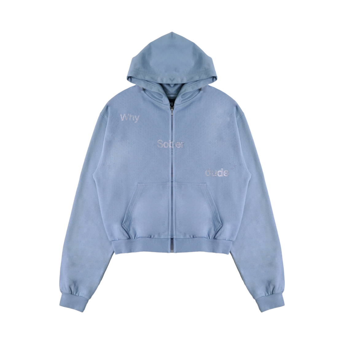 제노리포트 와이 소버 후디 스카이블루(XENOREPORT WHY Sober Dude Hoodie Sky Blue)