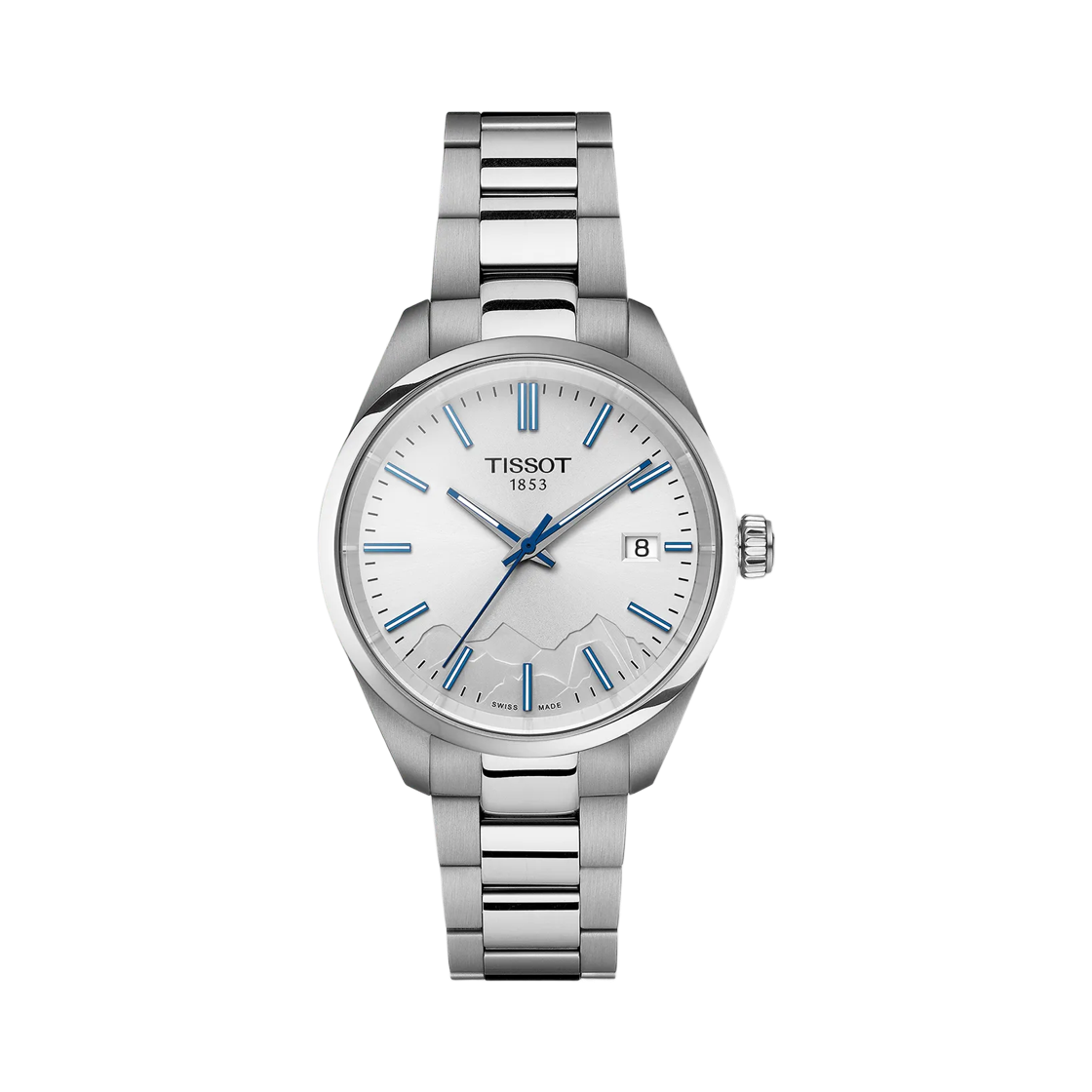 T1502101103101 Tissot PR 100 Jungfraubahn Quartz 34mm Stainless Steel Silver