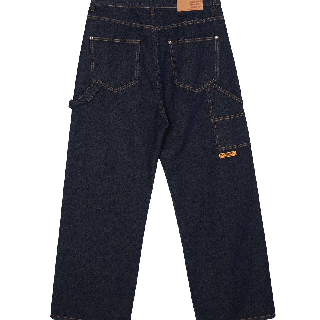 25SSCDM PT02 Cactusdonutmarket Non-Fade Carpenter Denim Pants - Blue