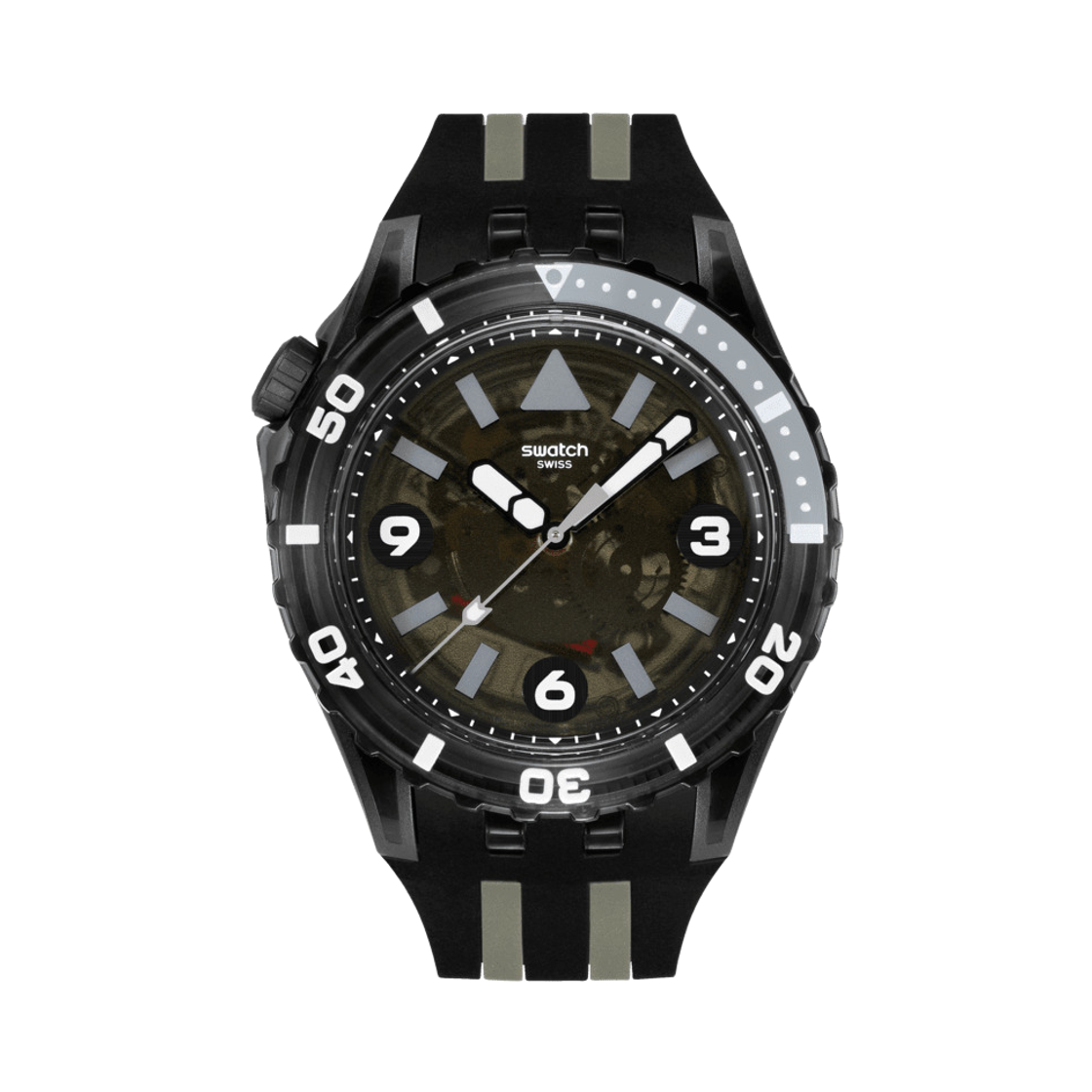 SSCU09B100 Swatch Black Sea Nettle 44mm Quartz Black