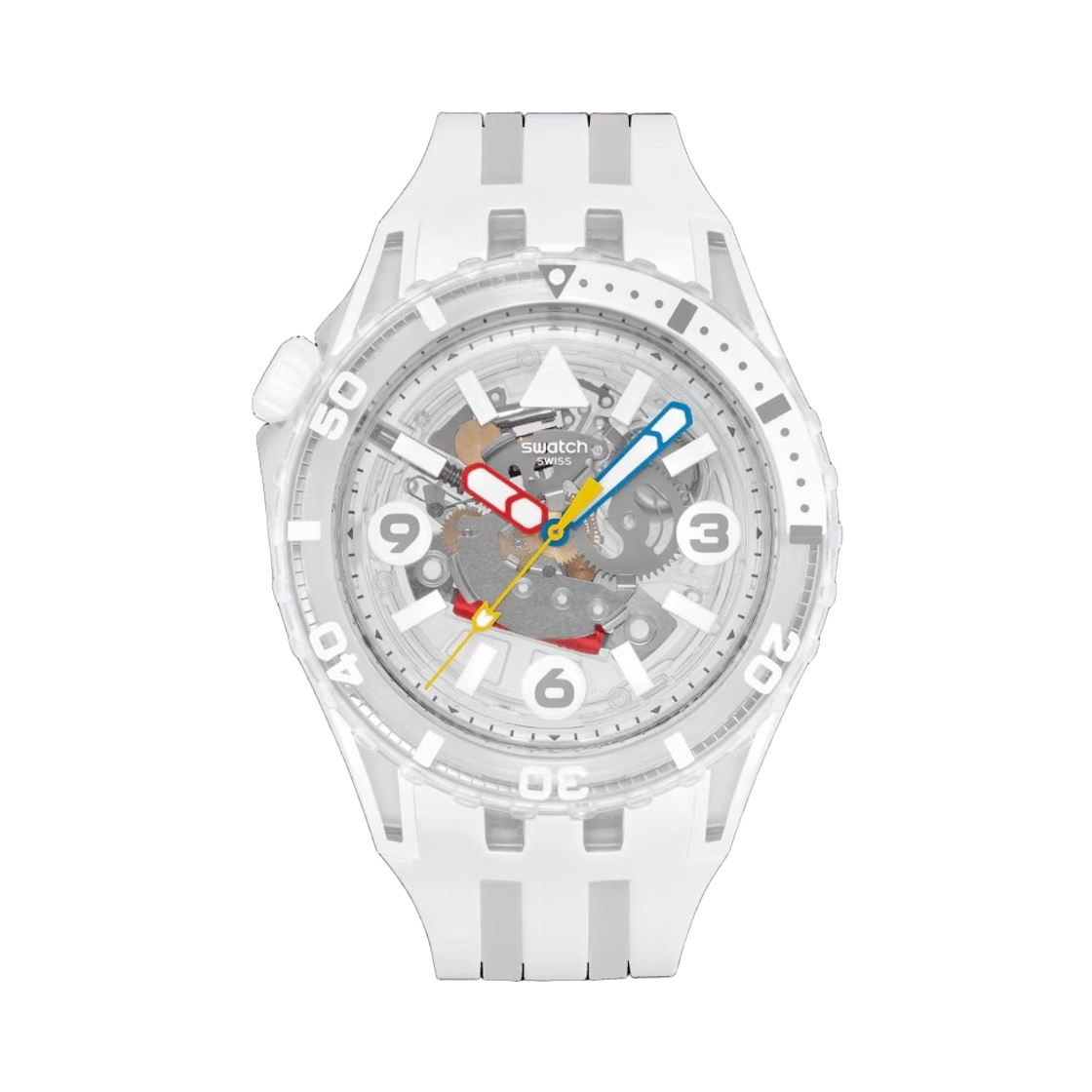 스와치 아우렐리아 아우리타 44mm 쿼츠 클리어(Swatch Aurelia Aurita 44mm Quartz Clear)
