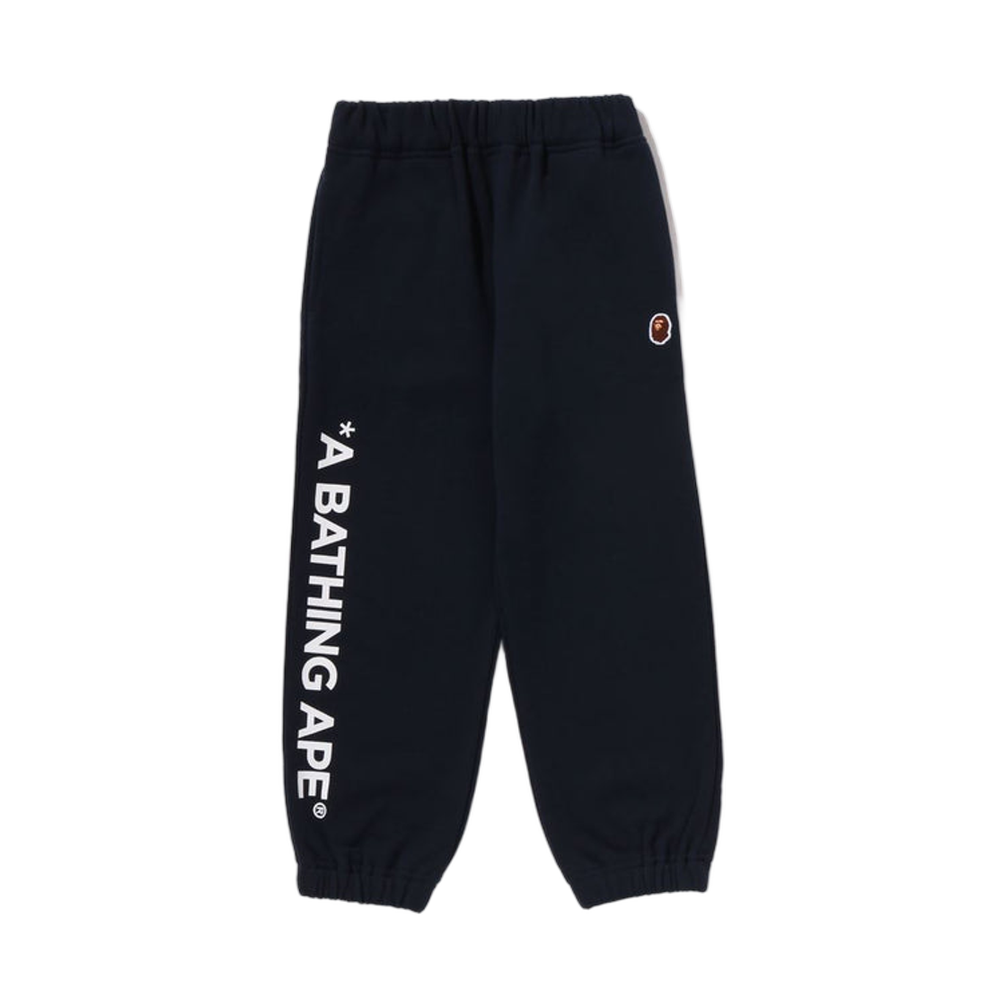 - (Kids) BAPE Ape Head One Point Sweatpants Gray