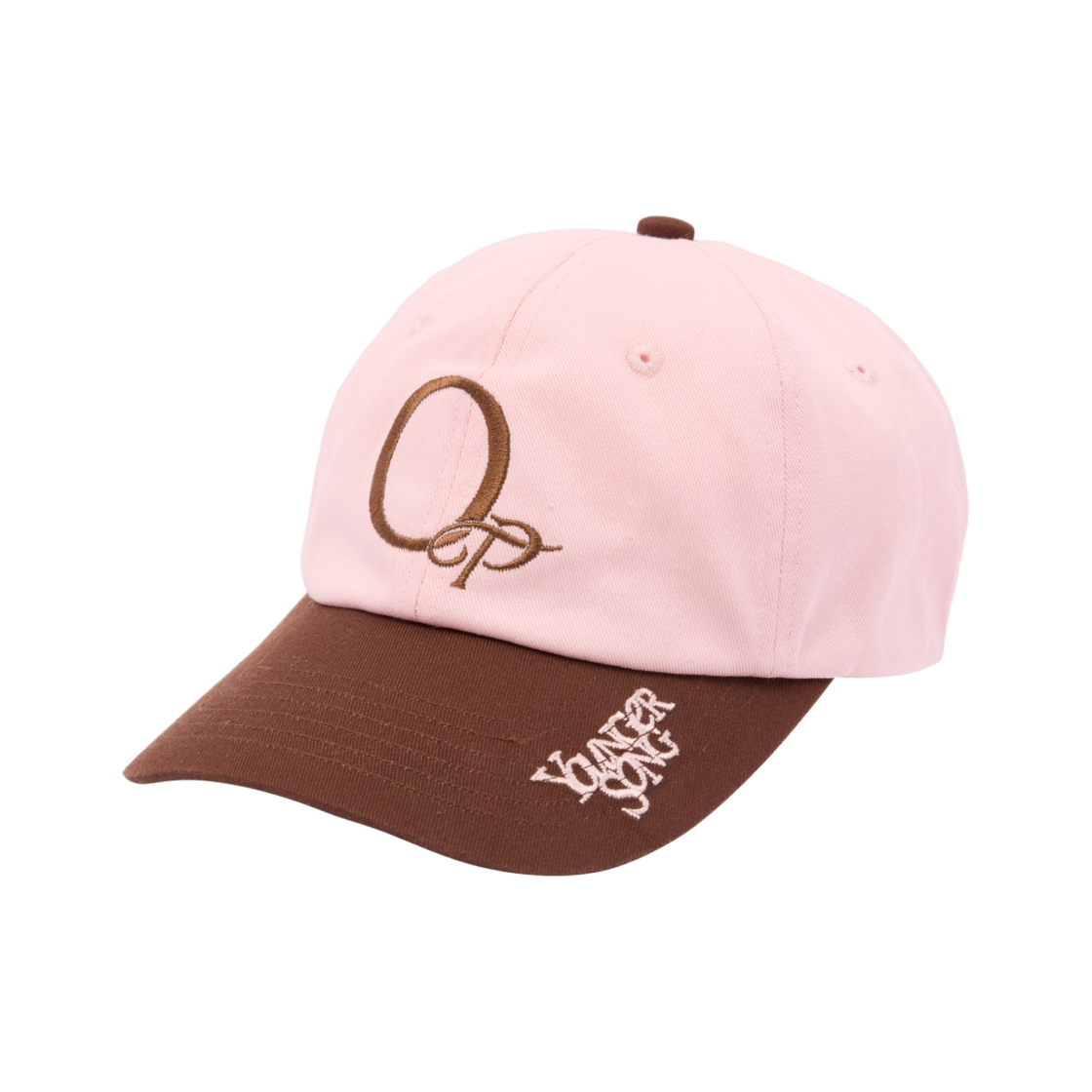 ys1444-PK Younger Song x Over The Pitch Baseball Cap Pink