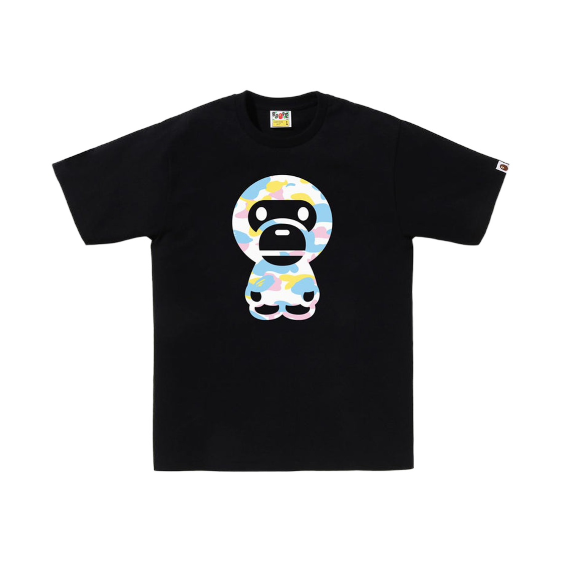 - BAPE New Multi Camo Big Baby Milo T-Shirt Black