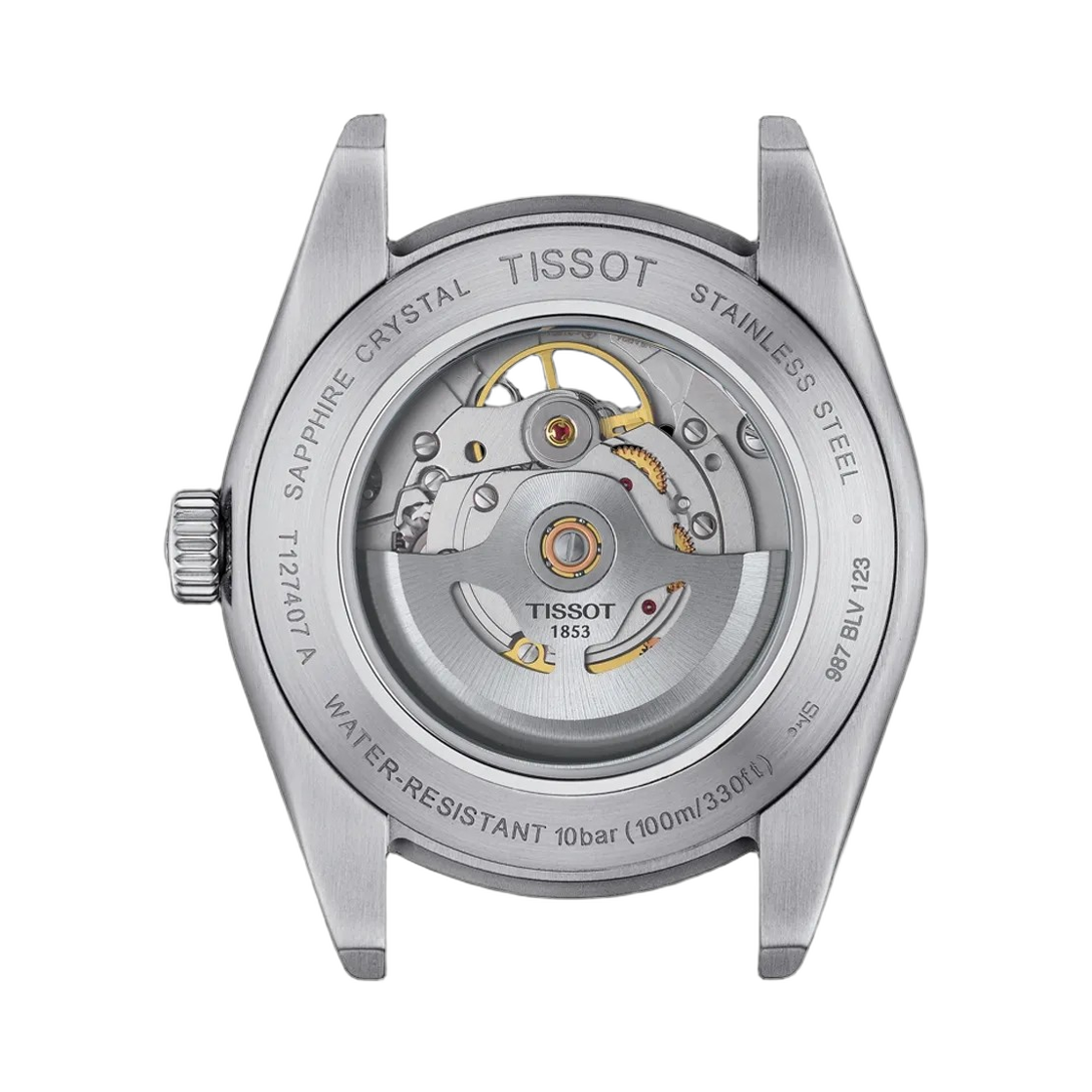 티쏘 젠틀맨 파워매틱 80 오픈 하트 40mm 스테인리스 스틸 로듐(Tissot Gentleman Powermatic 80 Open Heart 40mm Stainless Steel Rhodium) - 2