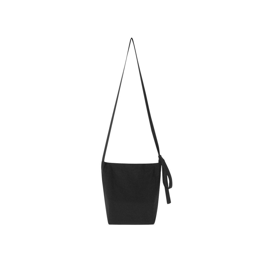 지비에이치 홈 코튼 타이 백 - Black (S)(GBH HOME Tie Bag Black S)