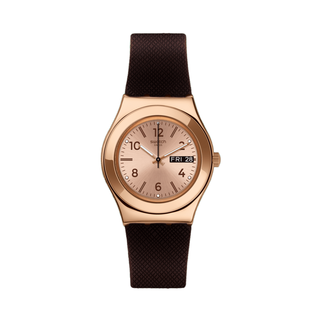 스와치 브라우니 33mm 쿼츠 브라운 핑크(Swatch Brownee 33mm Quartz Brown Pink) - 1