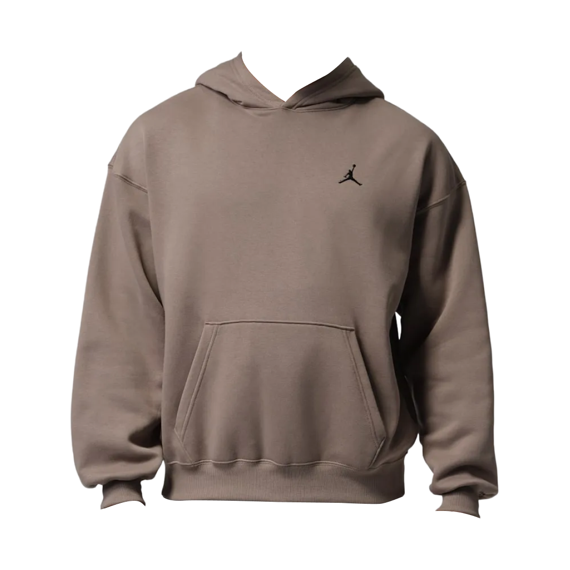 IB7235-040 Jordan Brooklyn Fleece Oversized Pullover Hoodie Olive Grey Black (IB7235-040)