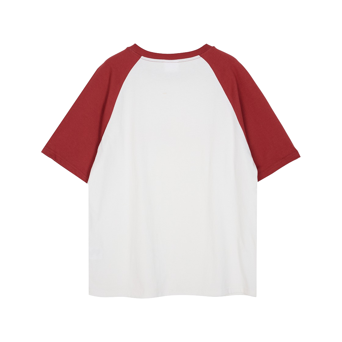 캑터스도넛마켓 로고 스타 래글런 티셔츠 – 레드(Cactusdonutmarket Logo Star Raglan T-Shirt - Red) - 2