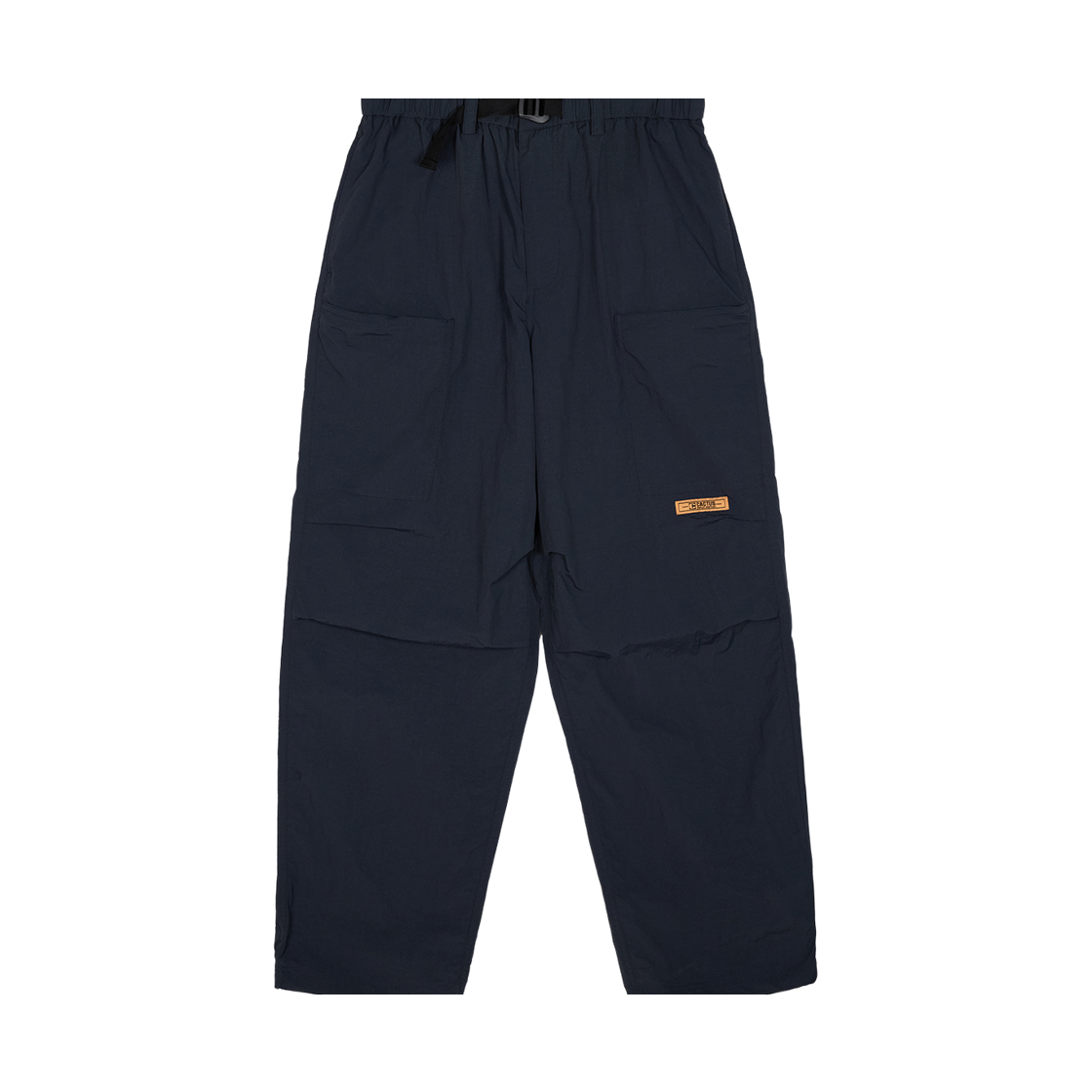 25SSCDMPT04NV Cactusdonutmarket Buckle Nylon Cargo Pants - Navy
