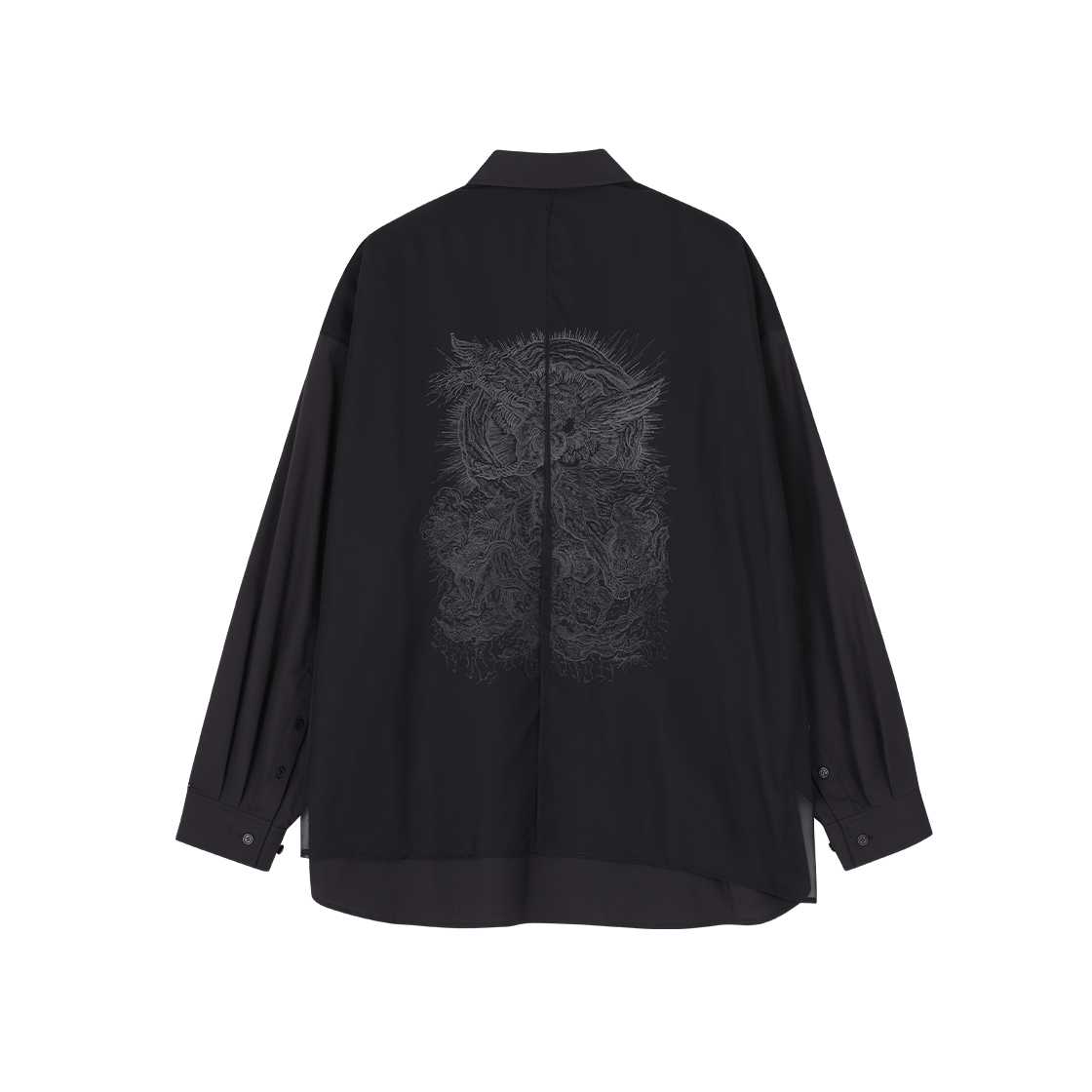 송지오 컬렉션 베일드 아크엔젤 셔츠 블랙