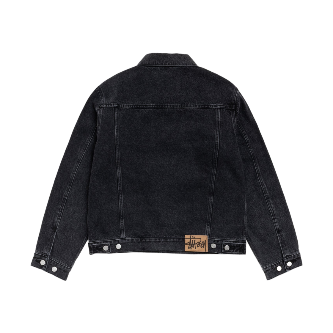 스투시 라인드 데님 트러커 자켓 빈티지 블랙(Stussy Lined Denim Trucker Jacket Vintage Black) - 2