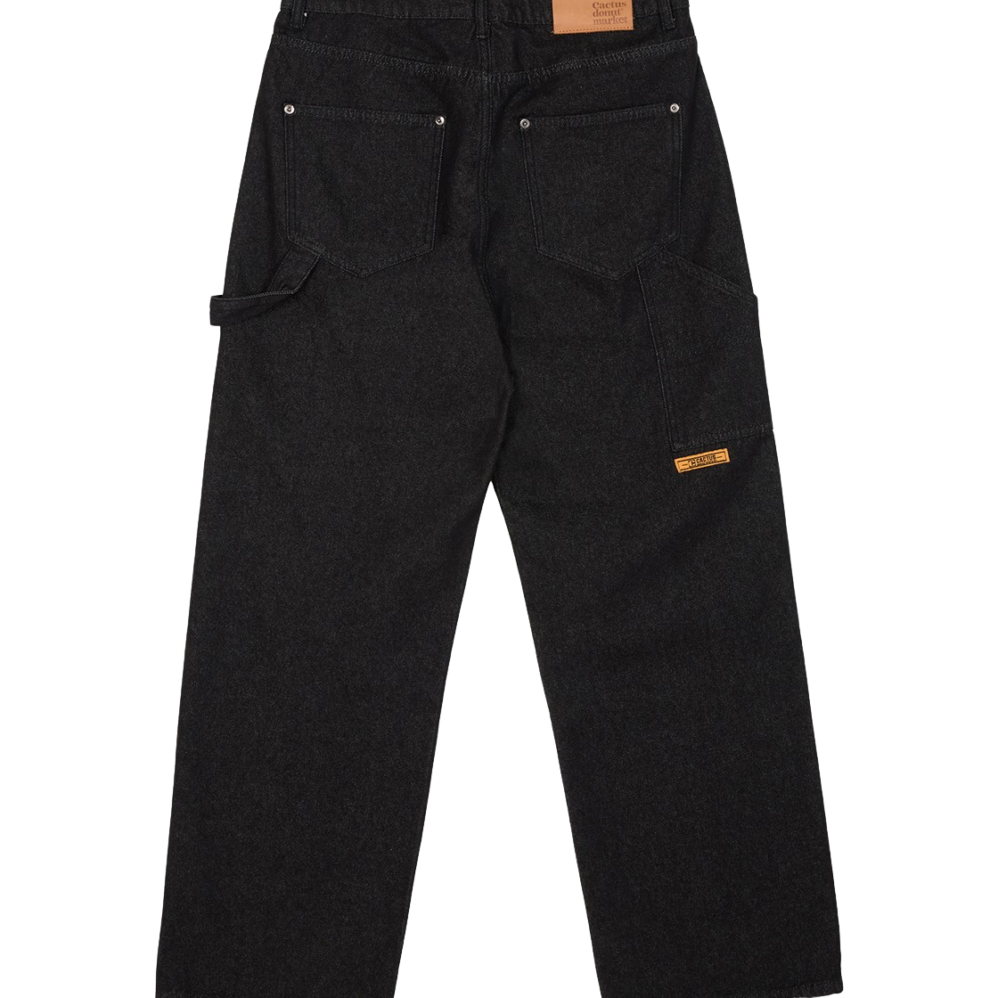 25SSCDM PT02 Cactusdonutmarket Non-Fade Carpenter Denim Pants - Black