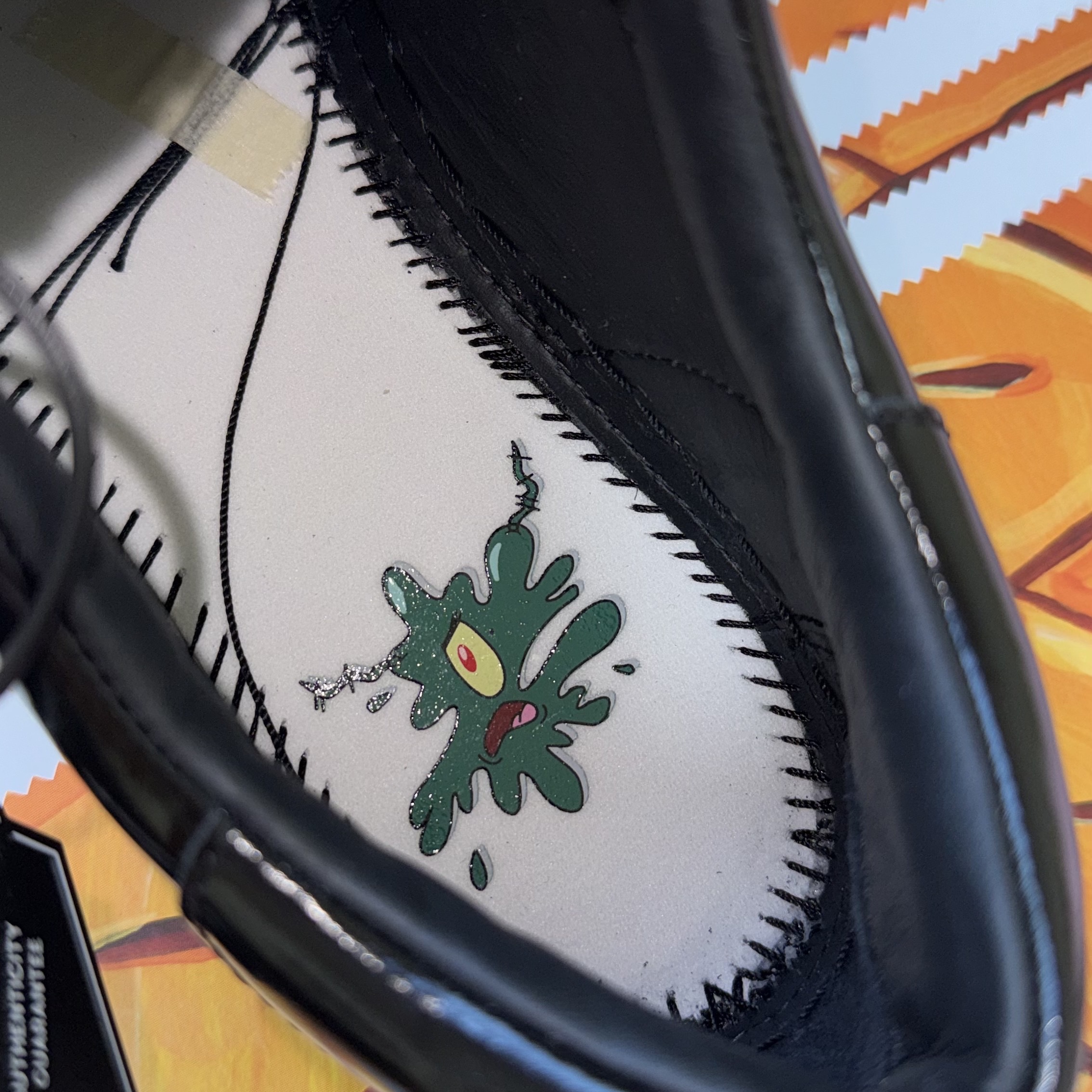 Adidas x Spongebob Stan Smith Freizeit Core Black 착용 스타일 - 2