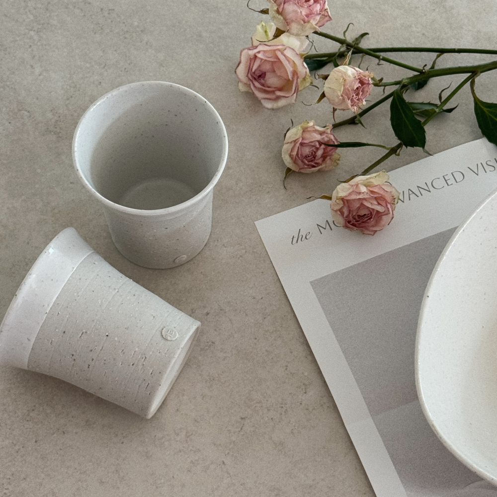 [3% 적립] [선물포장] 이도 율 돌담컵 세트 2P 답례품 집들이 생일 선물([3% 적립] Yido Yul Stone Wall Cup Set 2P) - 6