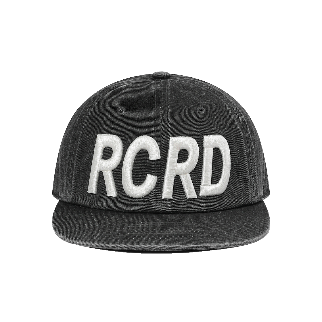 슬로우 레코드 하우스 빈티지 워시드 RCRD 캡 챠콜(SLOW RECORD HOUSE Vintage Washed RCRD Cap Charcoal)