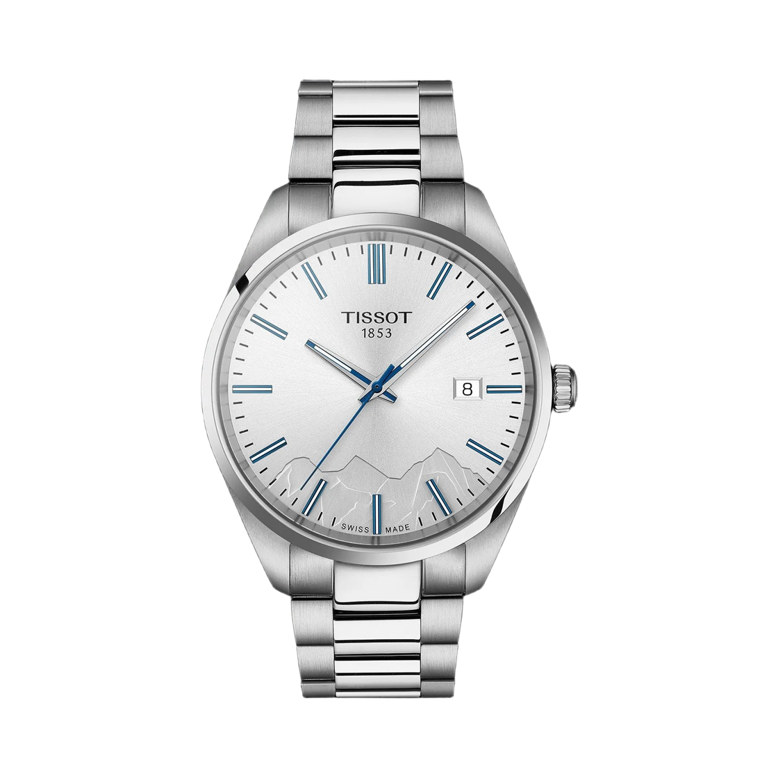 T1504101103100 Tissot PR 100 Jungfraubahn Quartz 40mm Stainless Steel Silver
