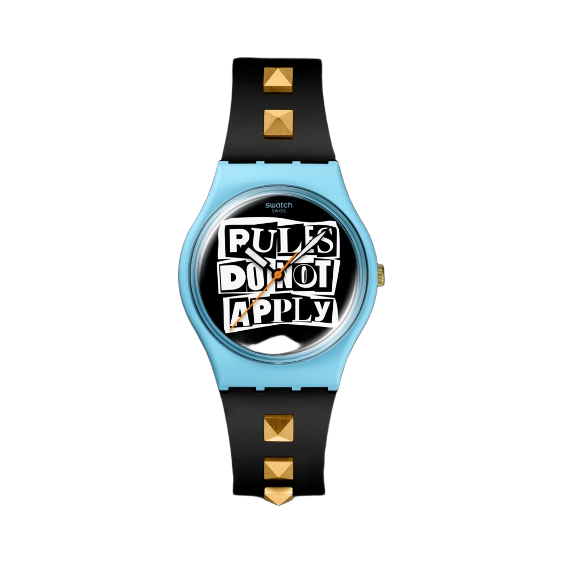 스와치 브로큰 룰 34mm 쿼츠 블랙(Swatch Broken Rules 34mm Quartz Black)