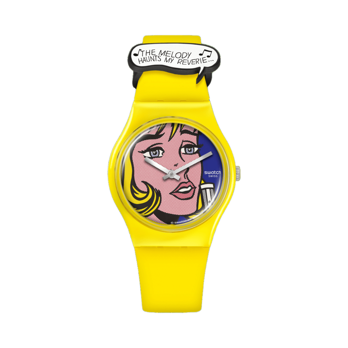 스와치 x 모마 몽상 바이 로이 리히텐슈타인, 더 워치 34mm 쿼츠 옐로우(Swatch x MoMA Reverie By Roy Lichtenstein, The Watch 34mm Quartz Yellow) - 1