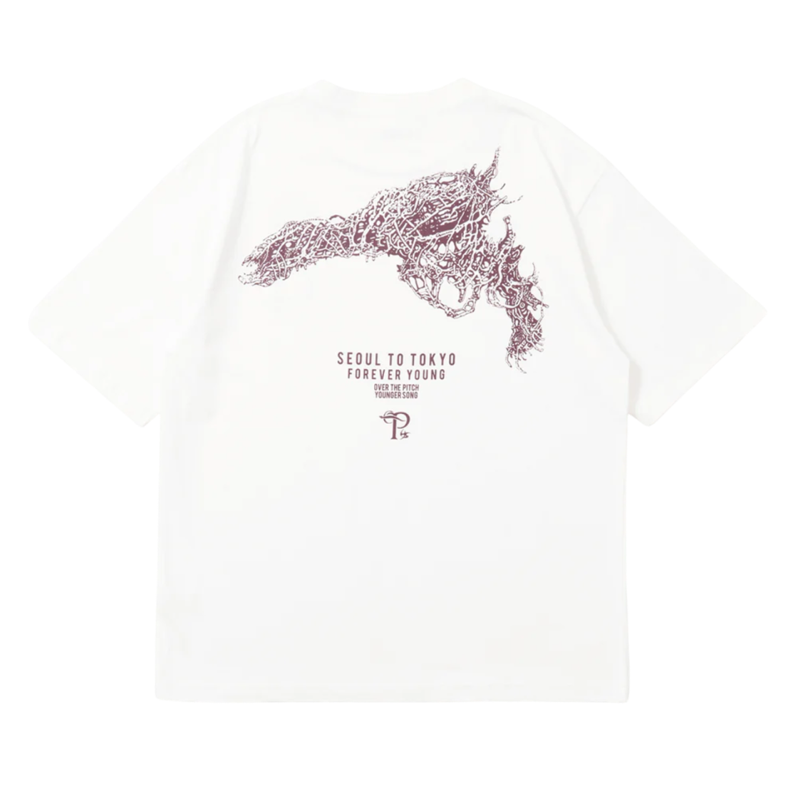 영거송 x 오버더피치 건 로고 티셔츠 화이트(Younger Song x Over The Pitch Gun Logo Tee White) - 2