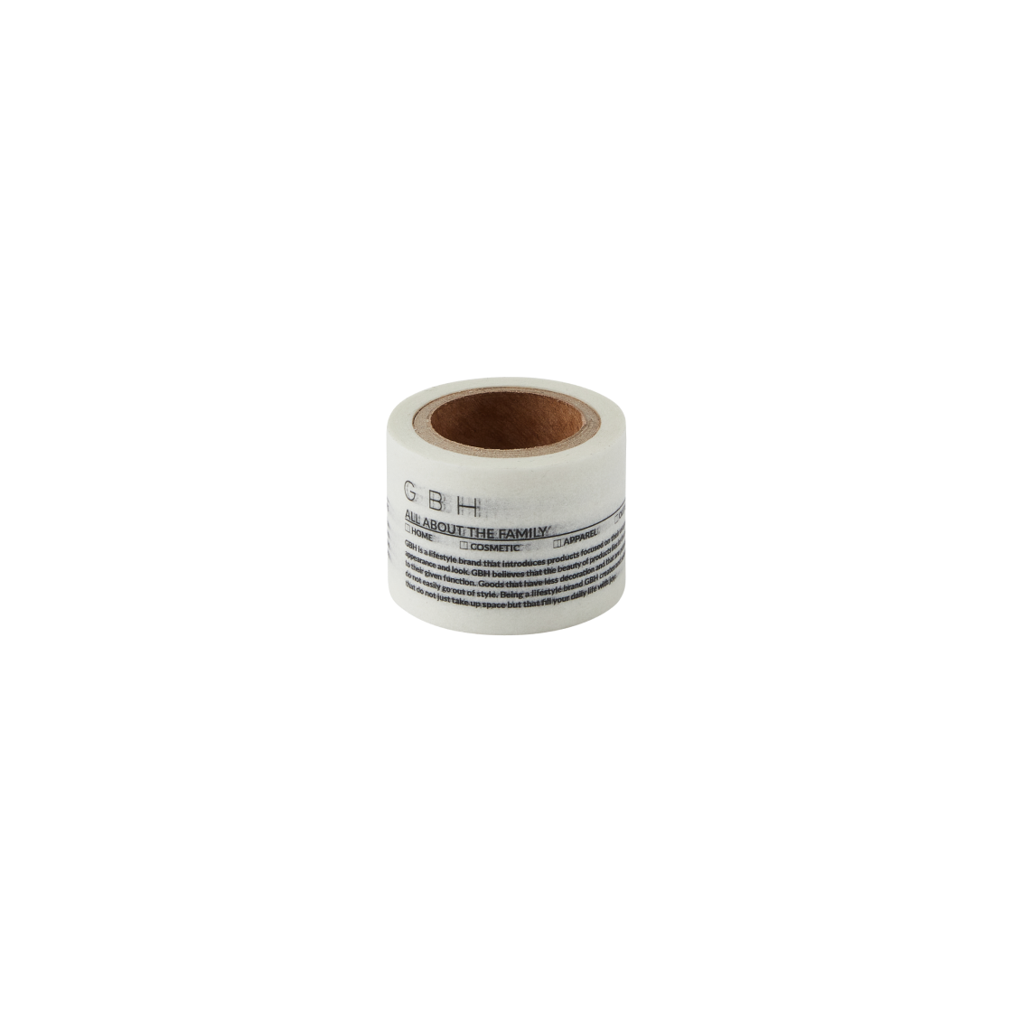 지비에이치 홈 마스킹 테이프 - White (30mm)(GBH HOME Masking Tape White 30mm)