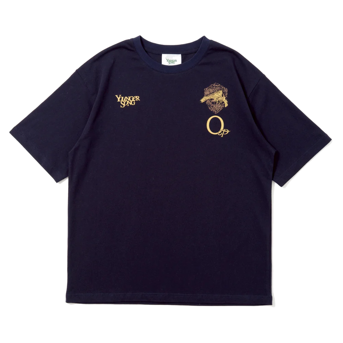 영거송 x 오버더피치 건 로고 티셔츠 네이비(Younger Song x Over The Pitch Gun Logo Tee Navy)
